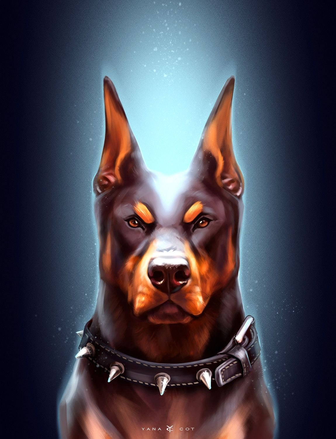 Анубис собака арт