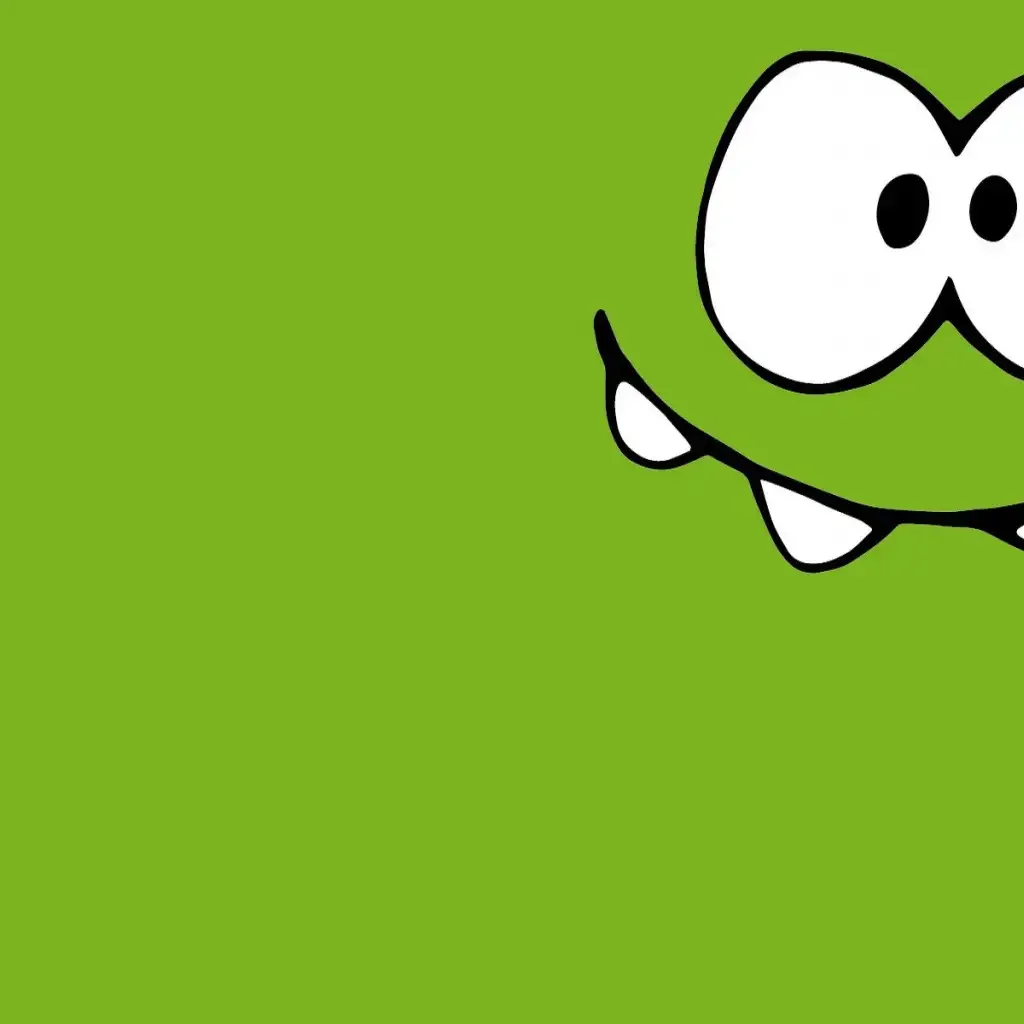 Фон зеленый с мультяшками