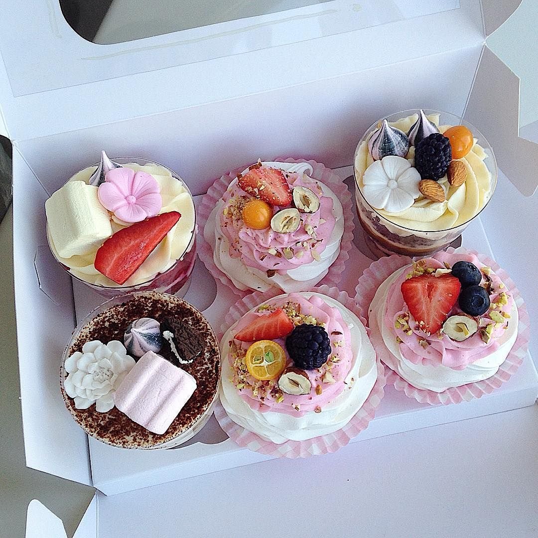 Капкейки манго маракуйя