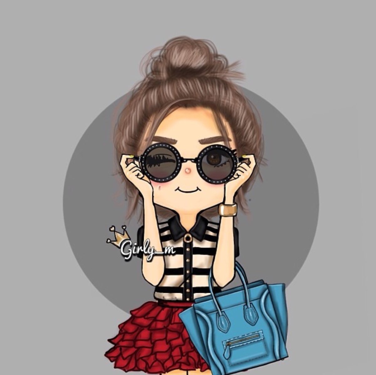 Модные картинки на аву мультяшные