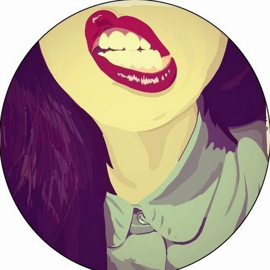 Силуэт лица девушки