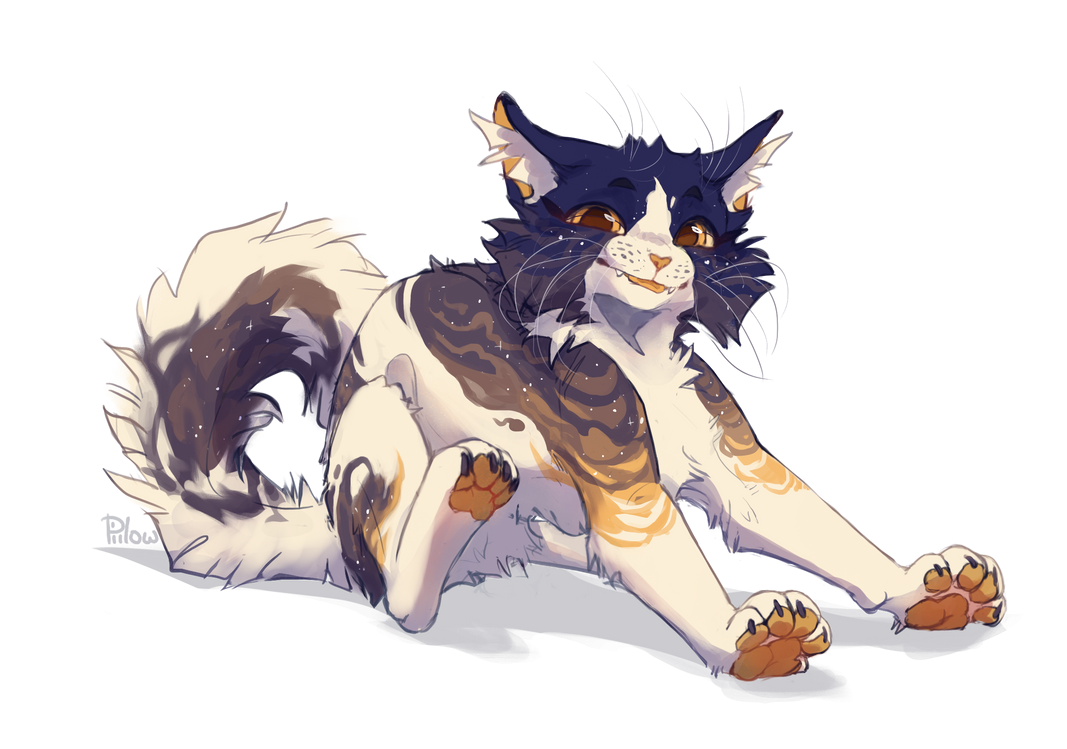 Коты Воители Cat-with-Horns