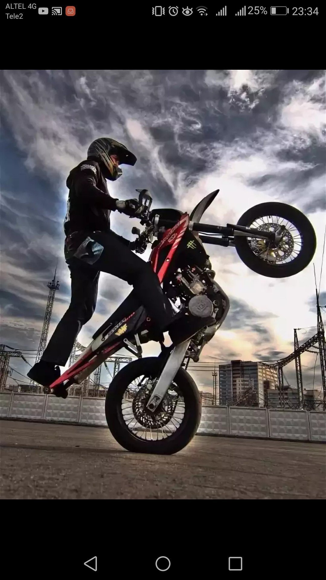 Супермото стант