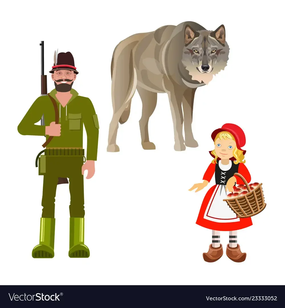 Красная шапочка театр для фланелеграфа