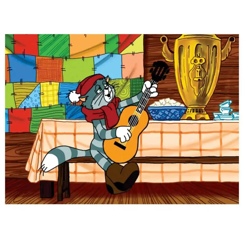 Вязаные игрушки кот Матроскин