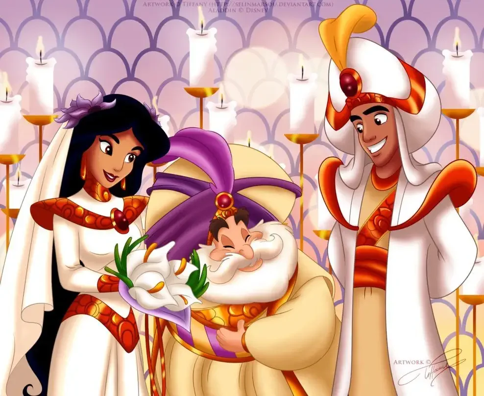 Аладдин мультфильм 1992 Жасмин образы