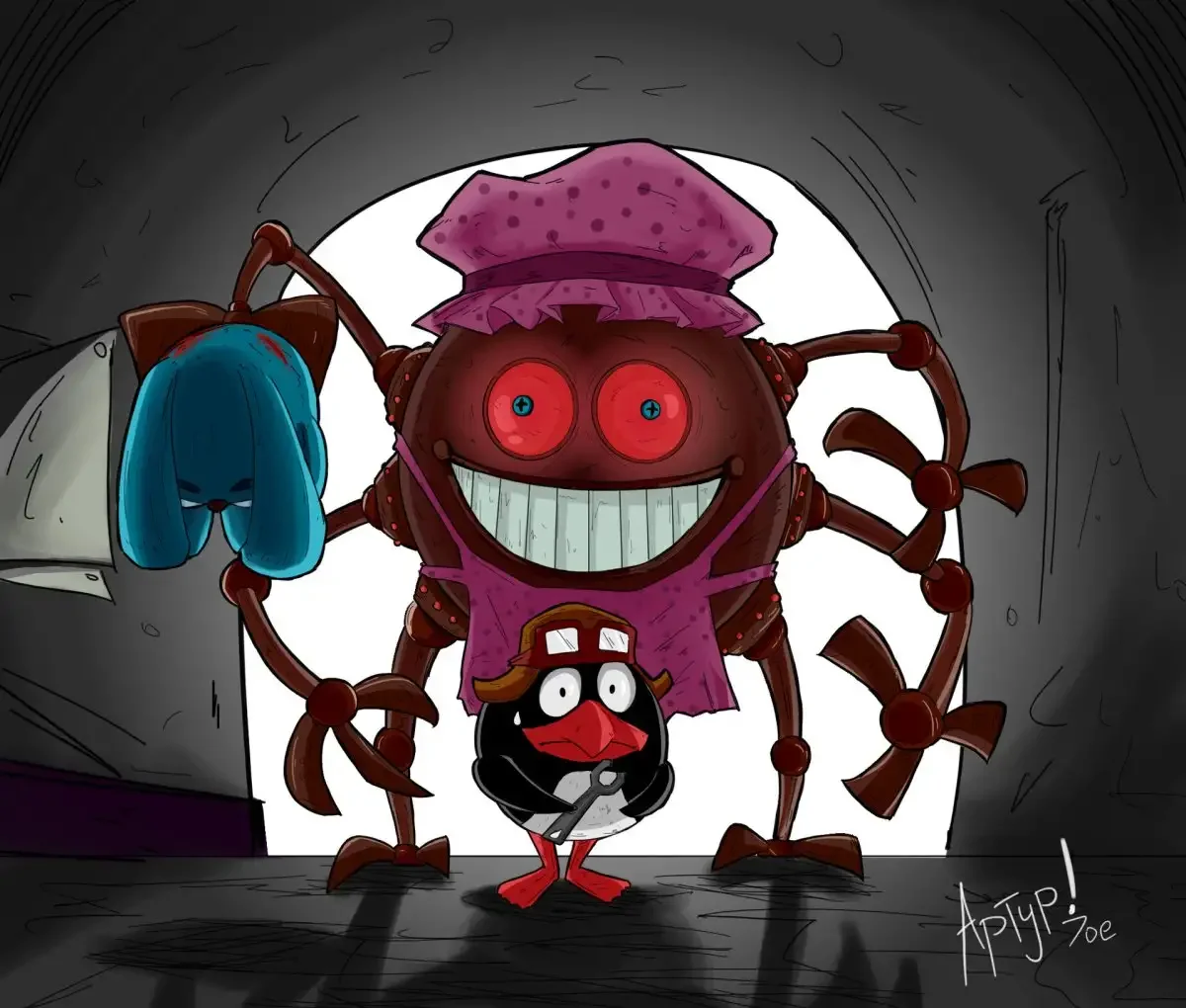 Смешарики пин железная няня