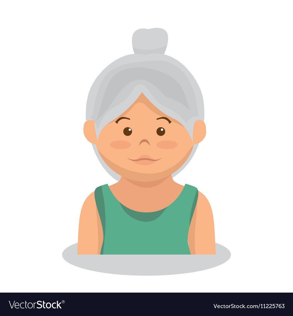 Бабушка аватарка вектор