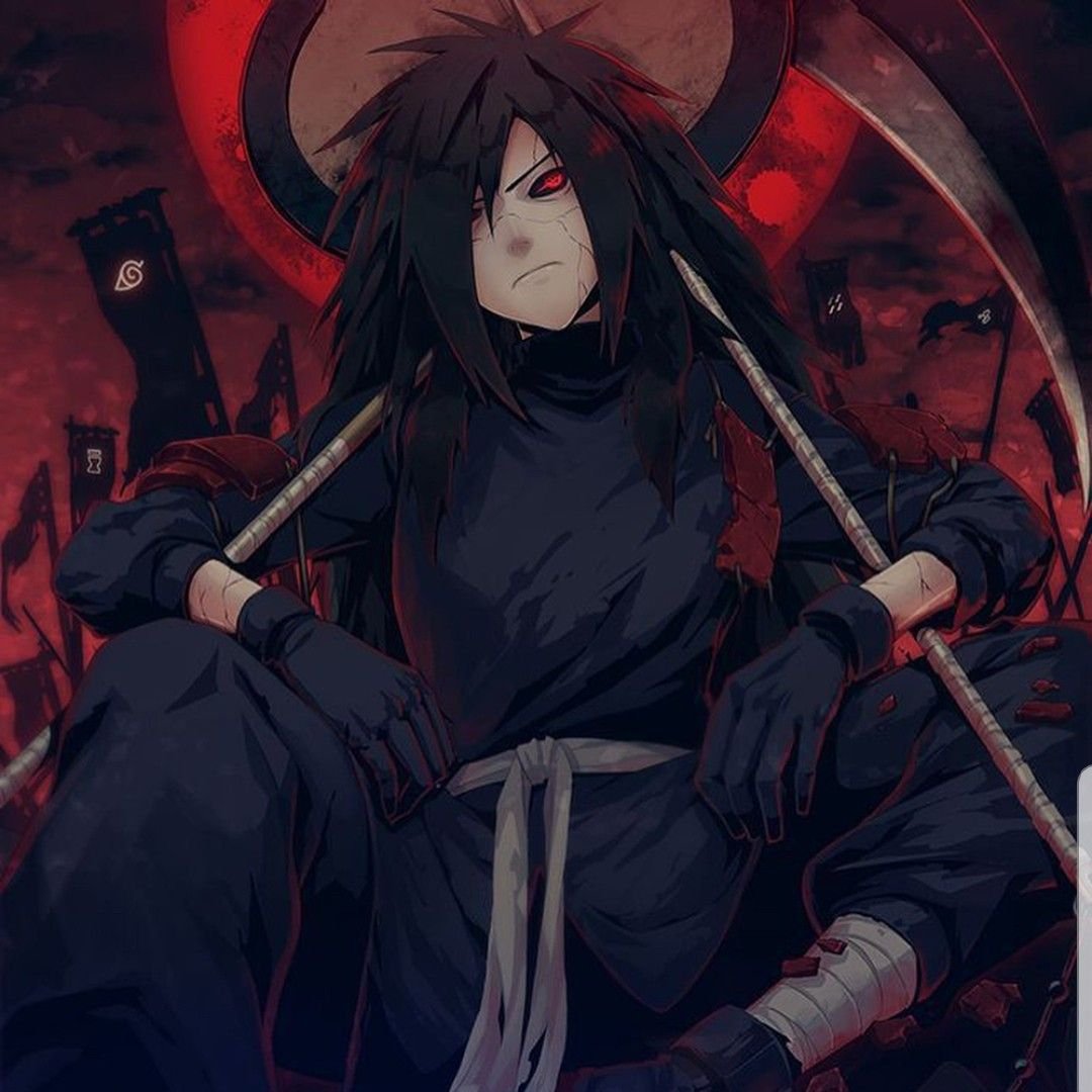 Мадара Учиха молодой арт