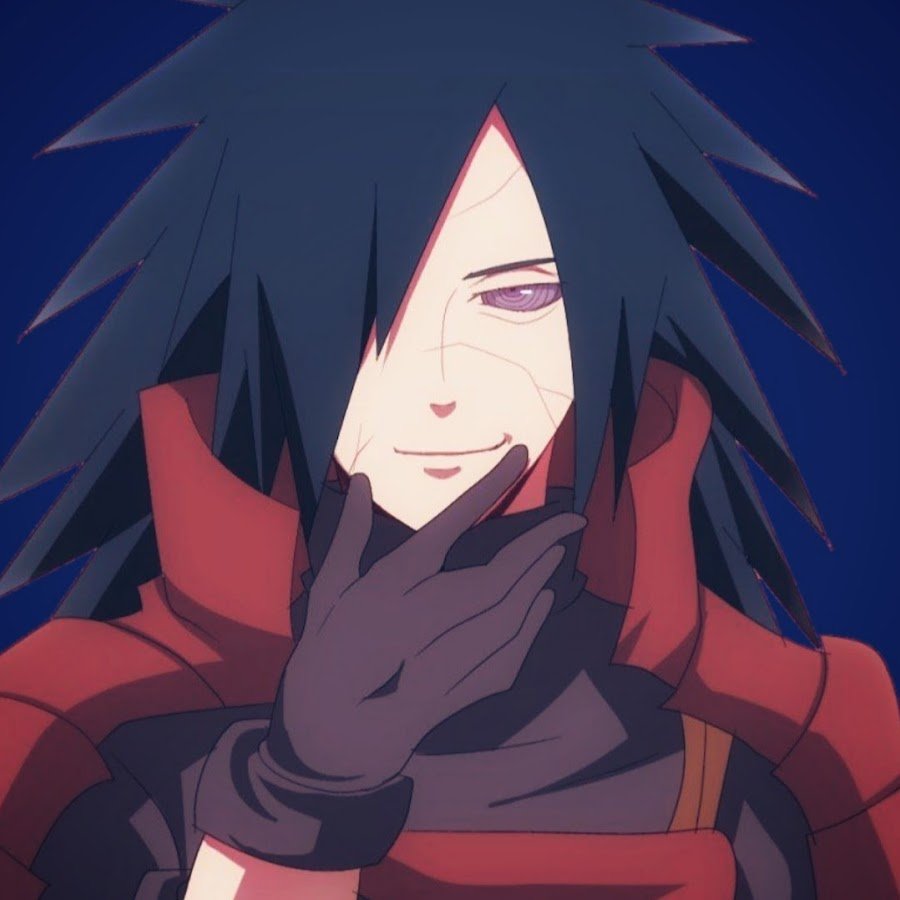 Ава Мадара Учиха с шаринганом