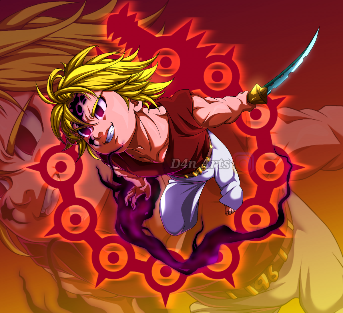 Семь смертных грехов Мелиодас демон