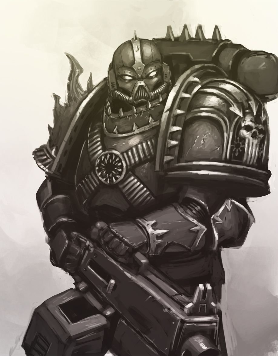 Вархаммер космодесантник хаоса