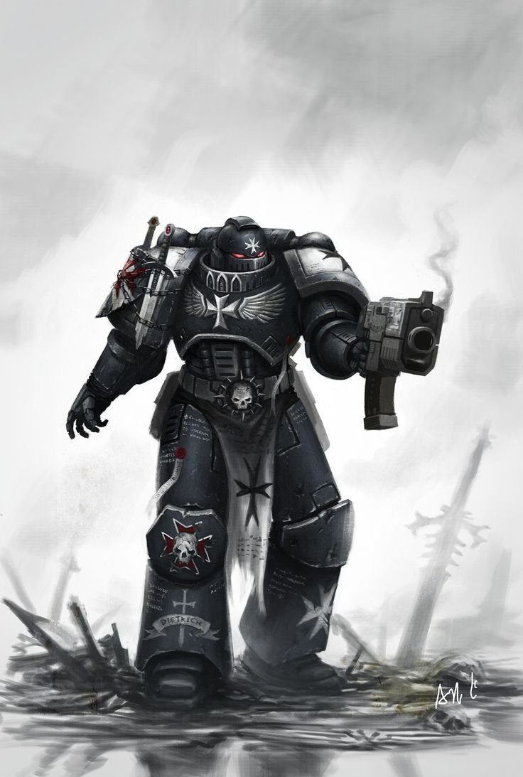 Warhammer 40k черные Храмовники