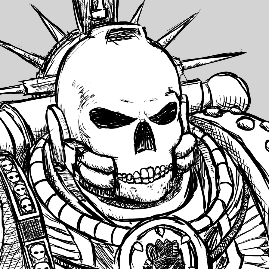 Вархаммер 40к череп