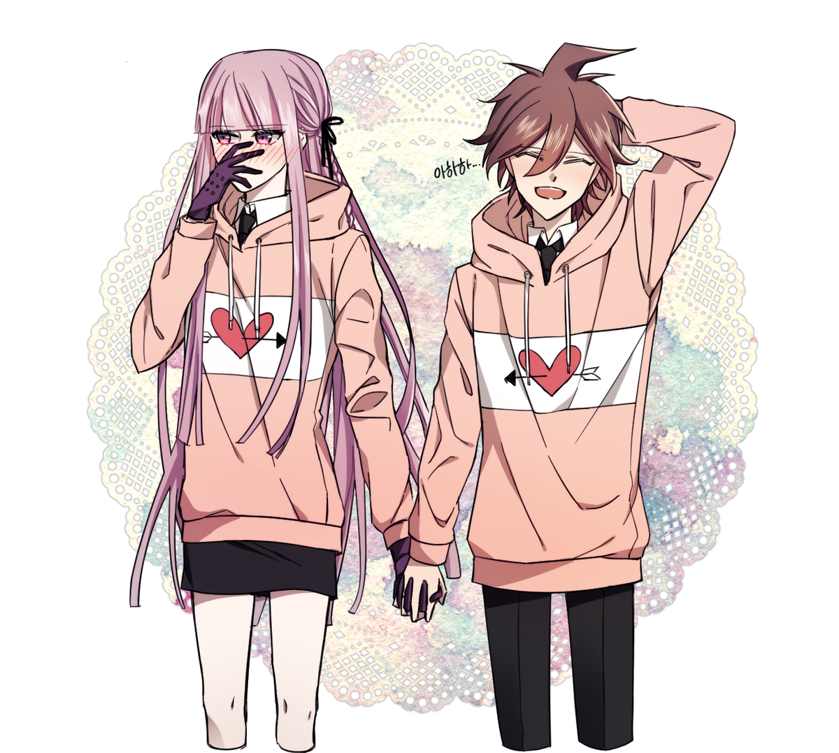 Рин Мацуока с сестрой