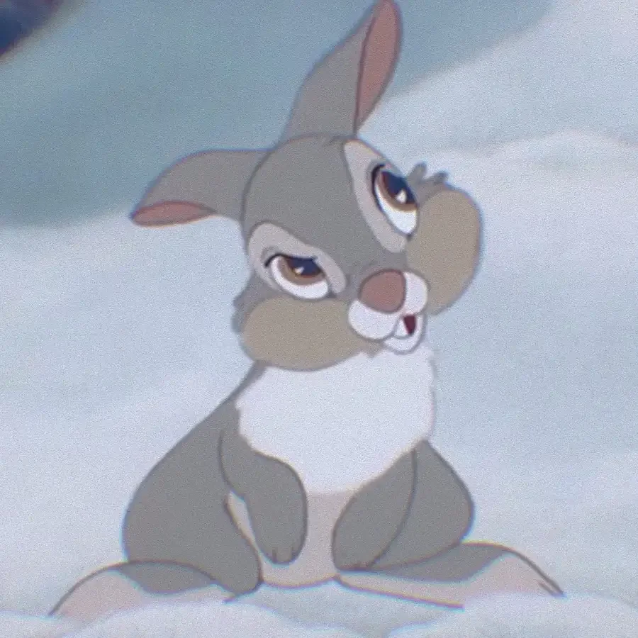 Заяц из Бемби грустный