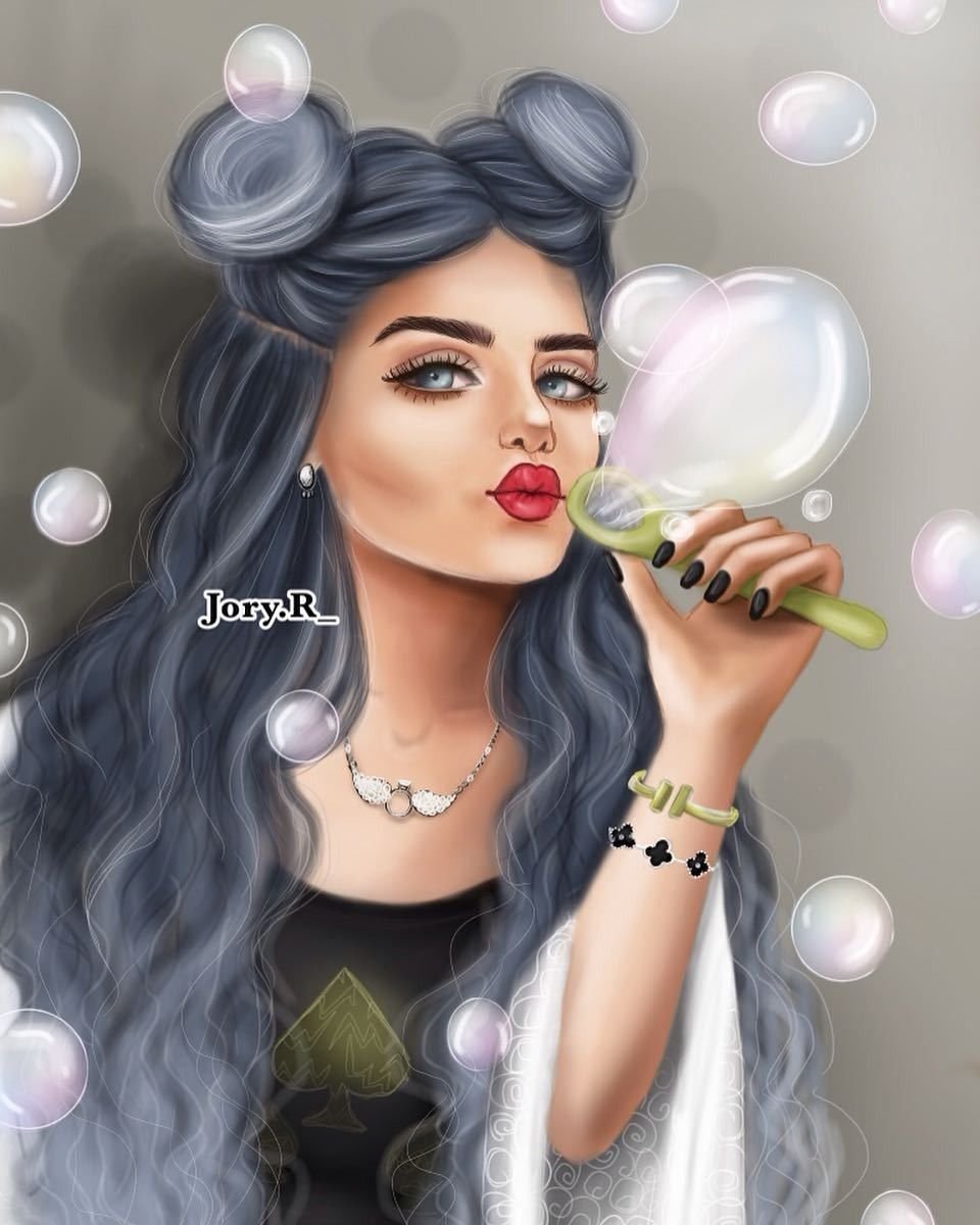 Мультяшная девушка