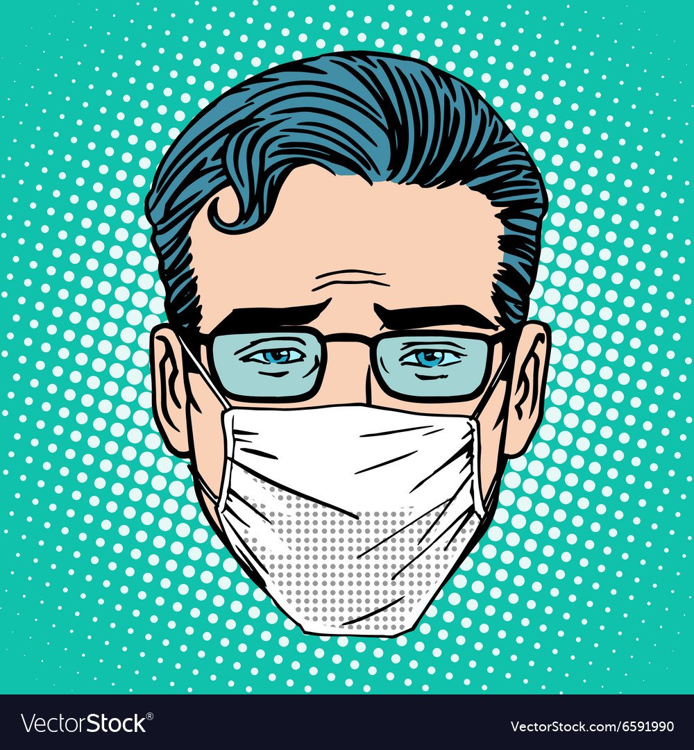 Маска поп арт