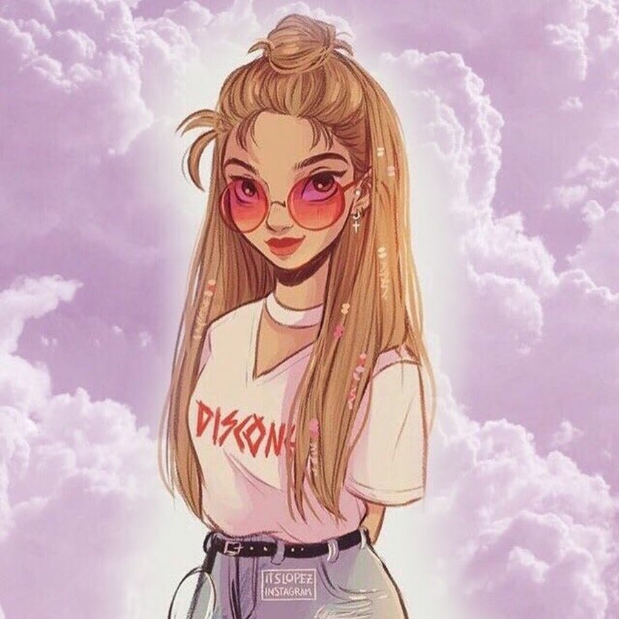 Ариана Гранде мультяшная