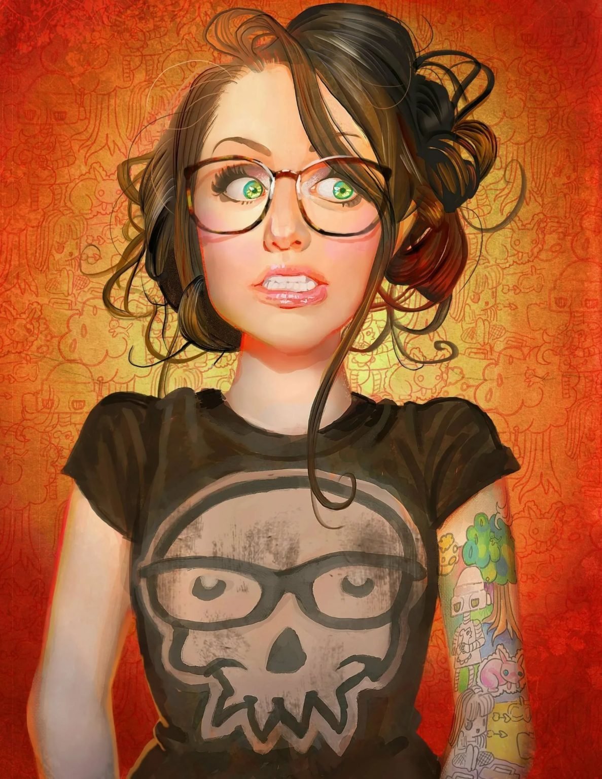 Девушка Панда