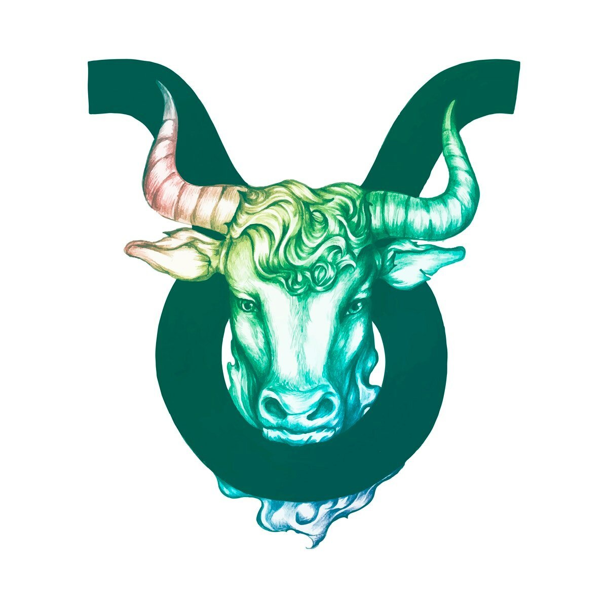 Тату быка эскизы