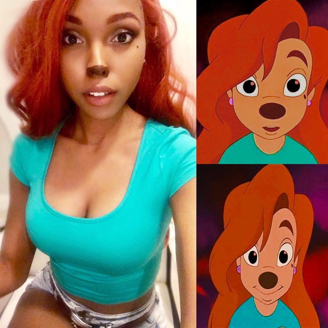 Роксана Гуфи косплей