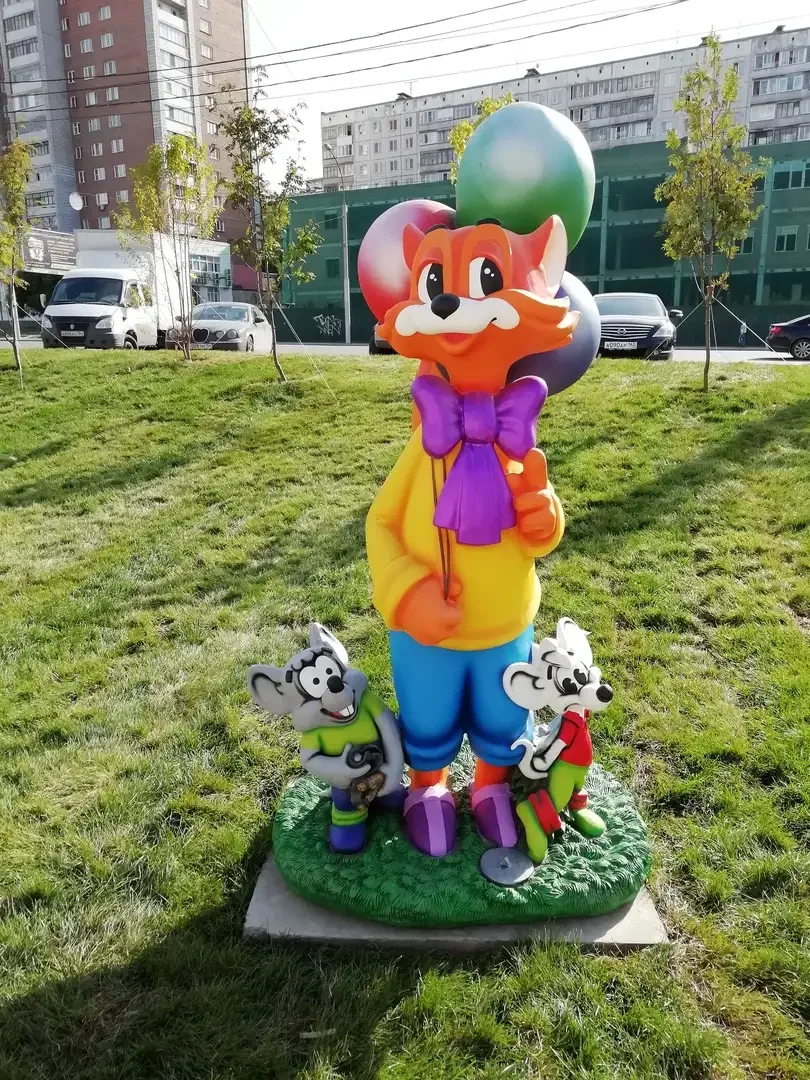 Парк в Новосибирске на улице Кошурникова