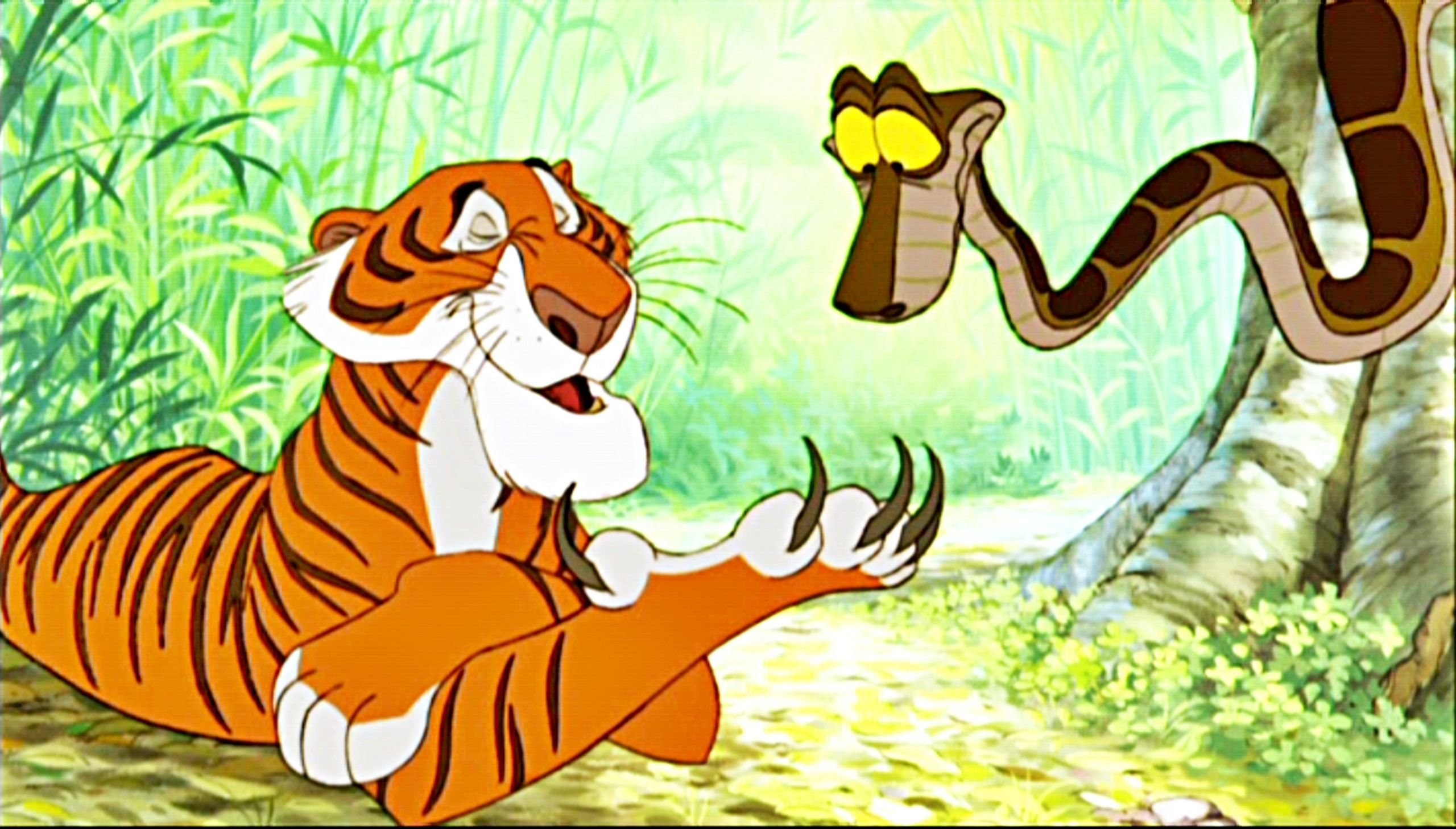 Тигр из мультфильма маугли. Tigr Sherhan iz Maugli. Шерхан Дисней. Шерхан Маугли Дисней. Тигр Шерхан и Маугли.