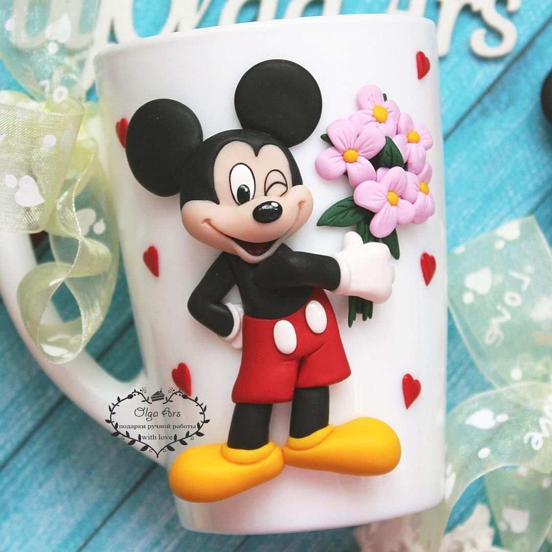Микки Маус полимерная глина