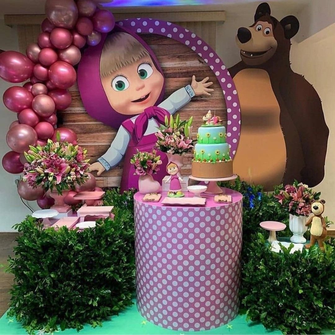 Герои мультсериала Маша и медведь