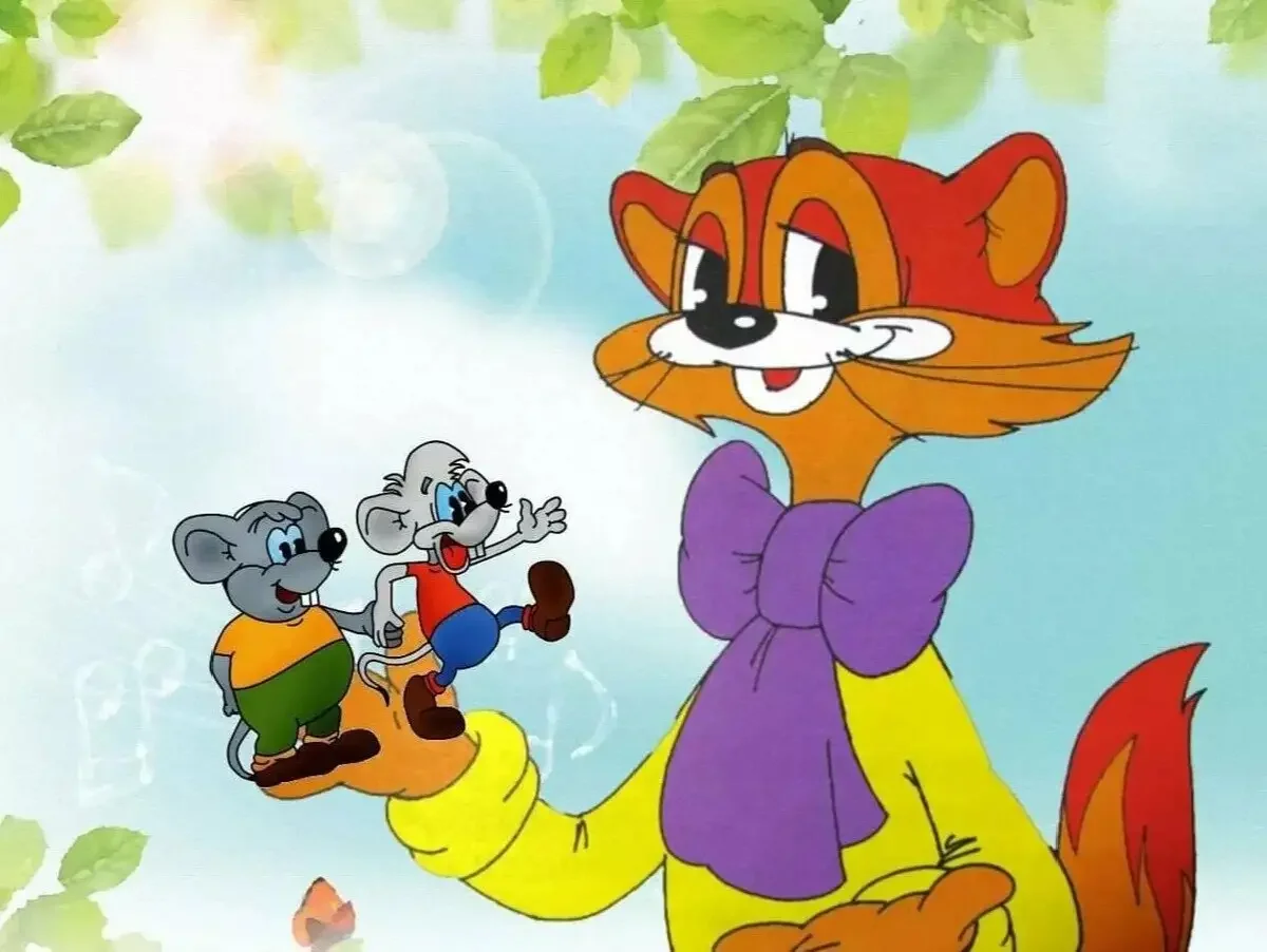 Персонажи мультфильма кот Леопольд