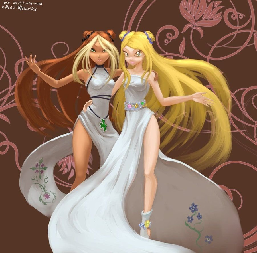 Винкс арт Стелла Флора