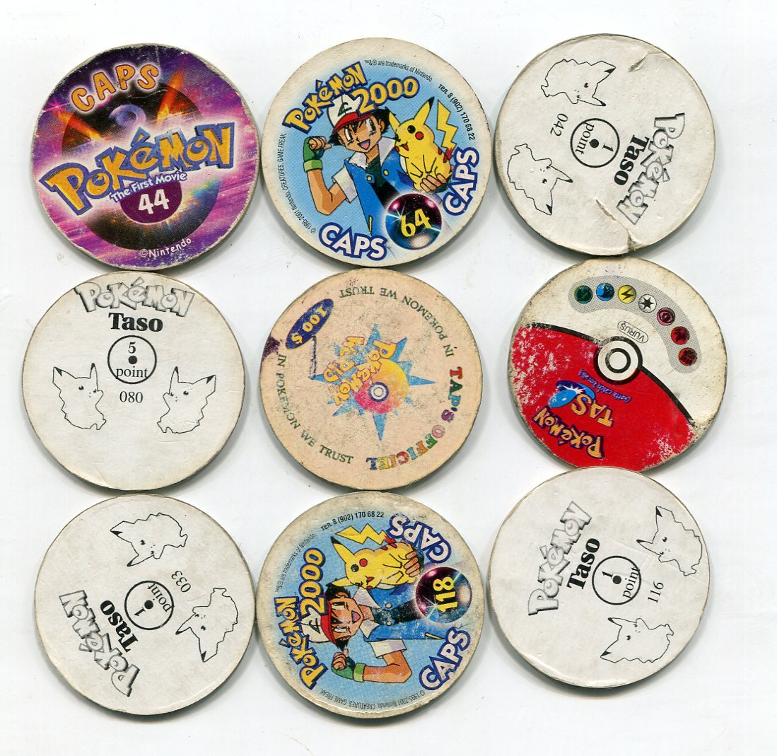 Кэпсы с покемонами