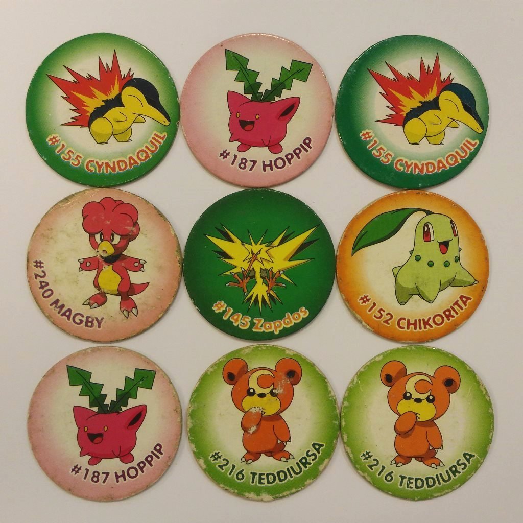 Фишки с покемонами 90е
