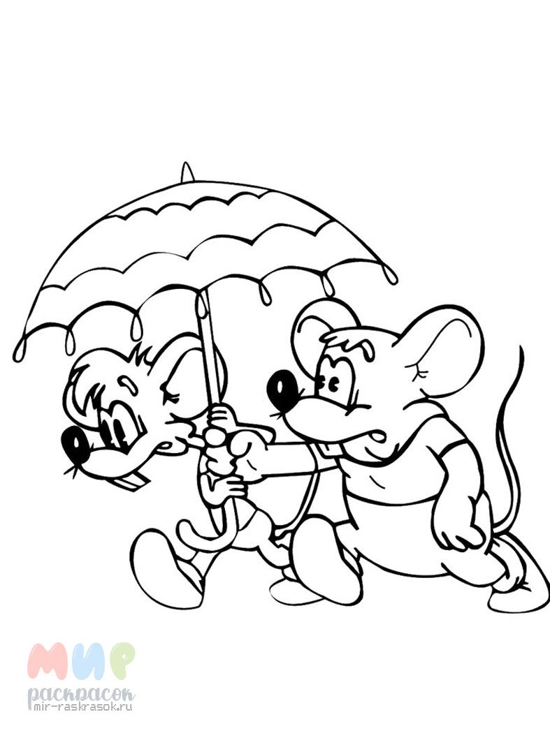 Кот Леопольд рисунок