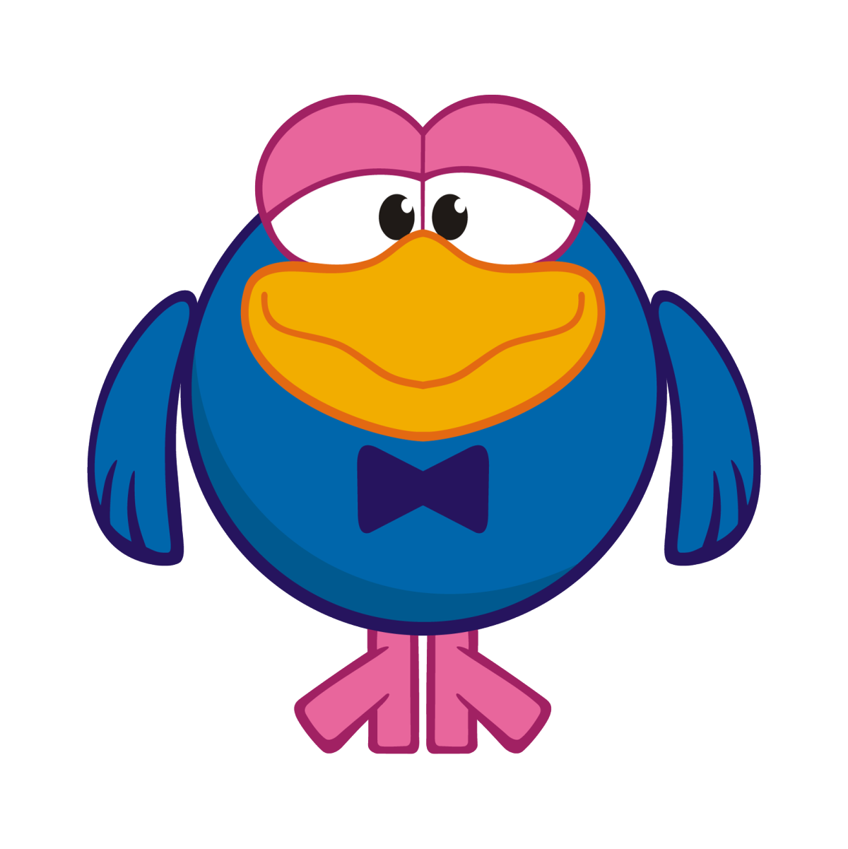 Рисунок для рисования смешариков