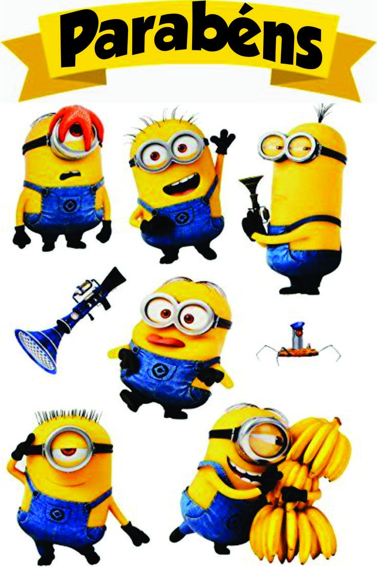 Миньоны печать на торт