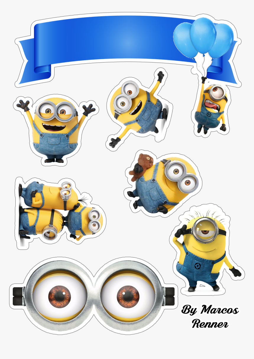 Миньоны сахарная печать