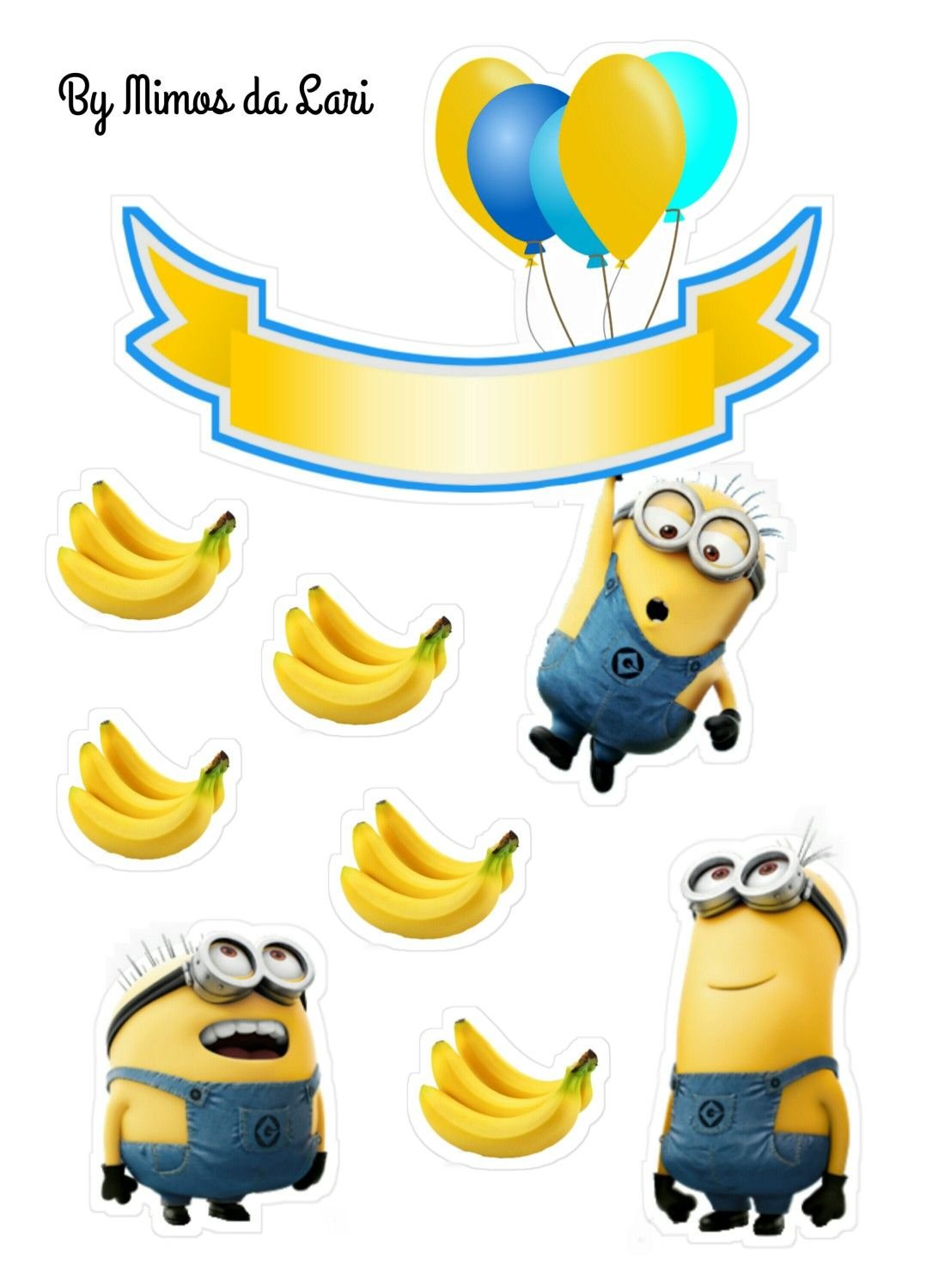 Миньоны печать на торт