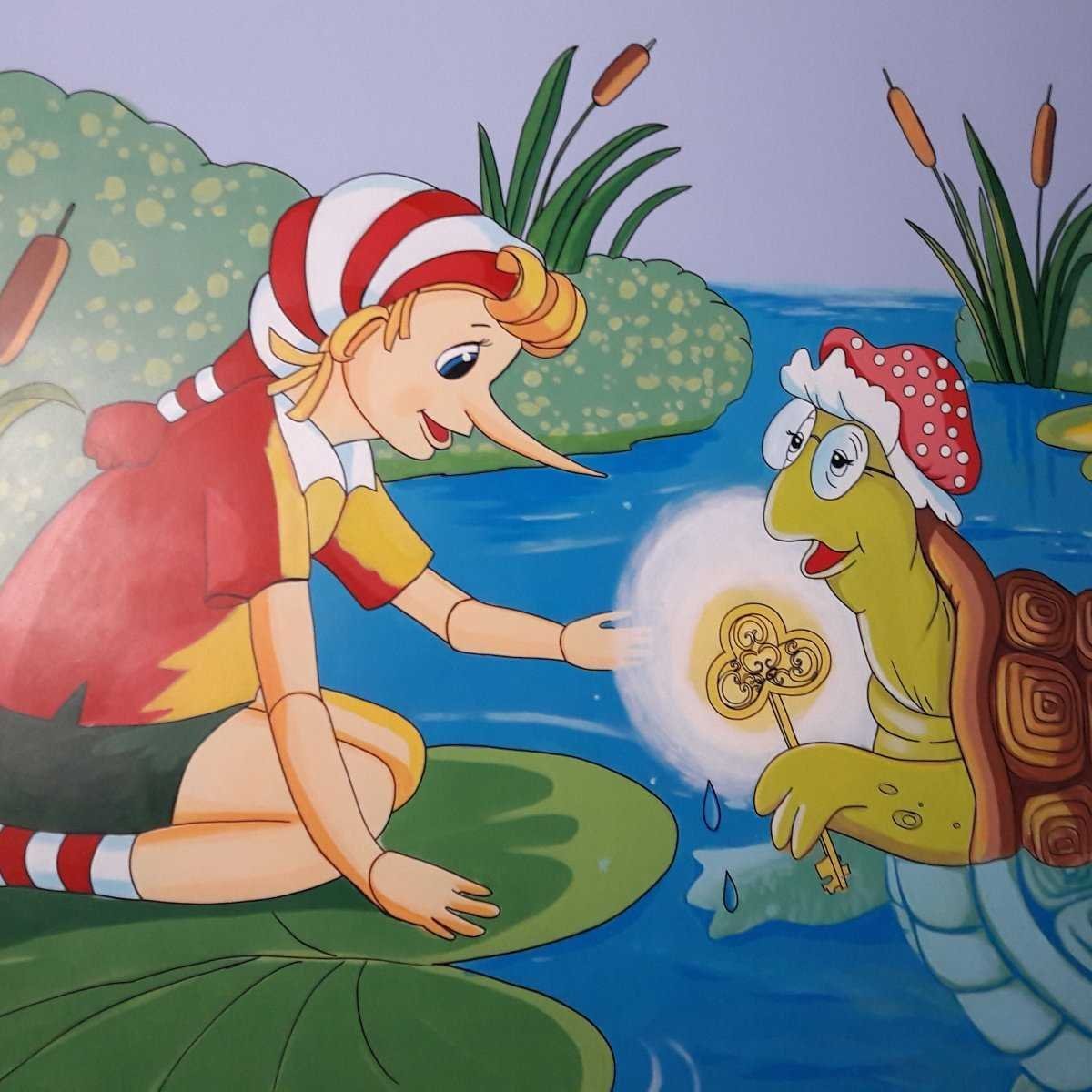 Золотой ключик или приключения Буратино черепаха Тортилла