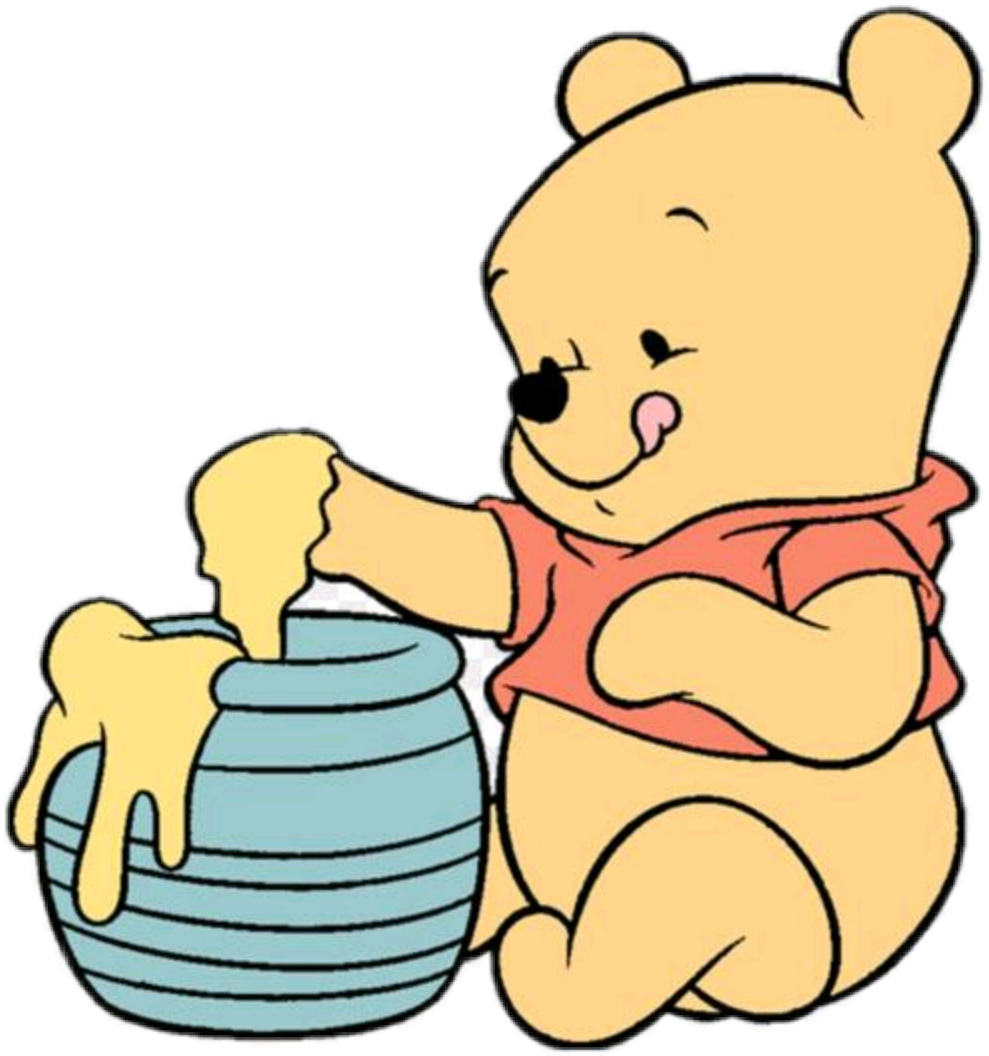 Винни пух с горшочком меда
