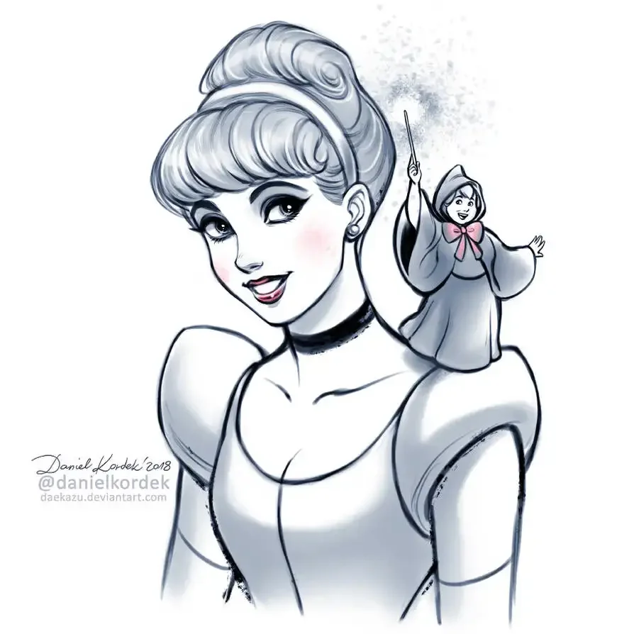 Принцесса для перерисовки