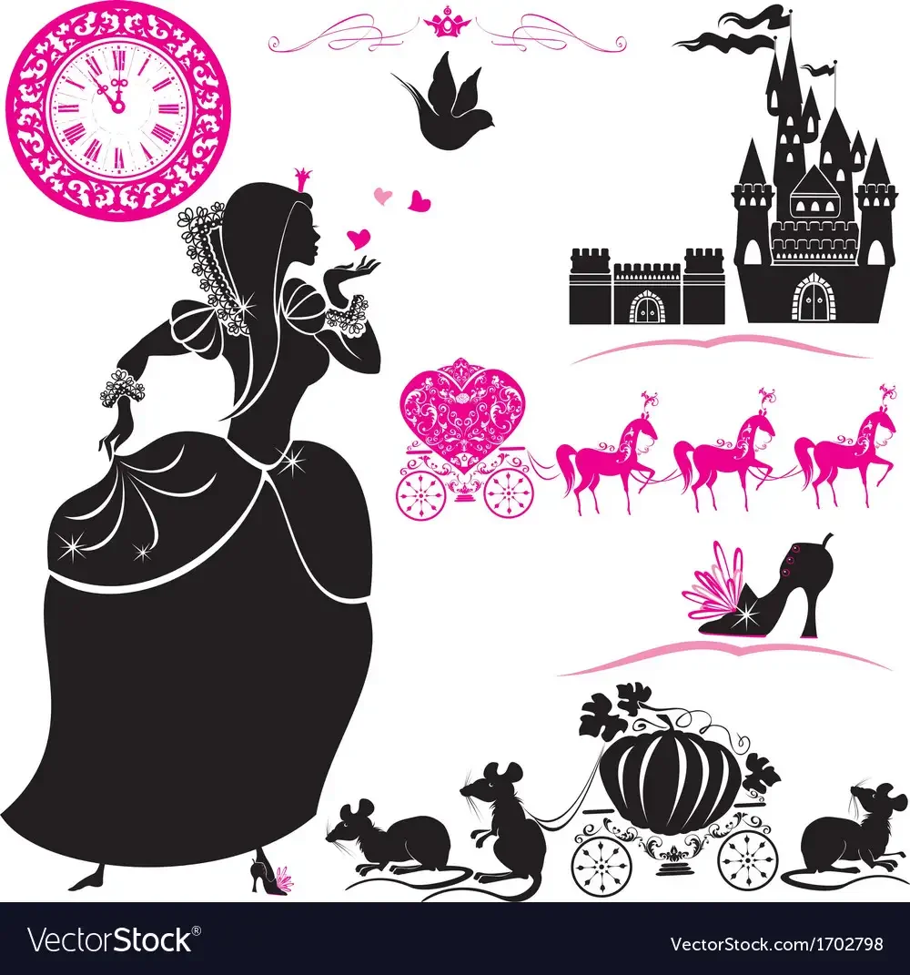 Силуэты из сказки Золушка