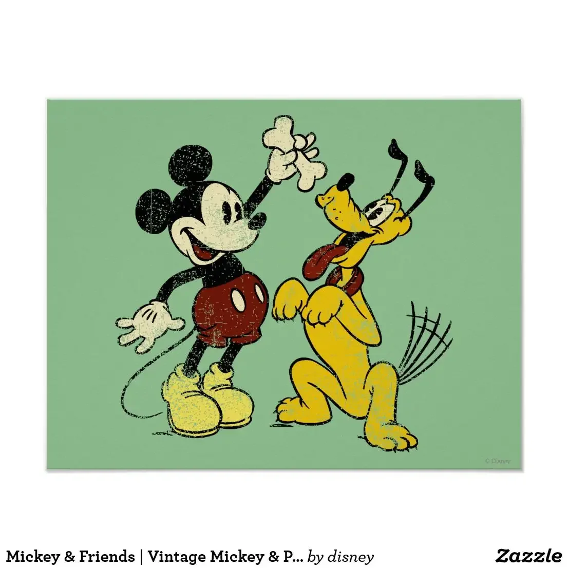 Винтажный Микки Маус