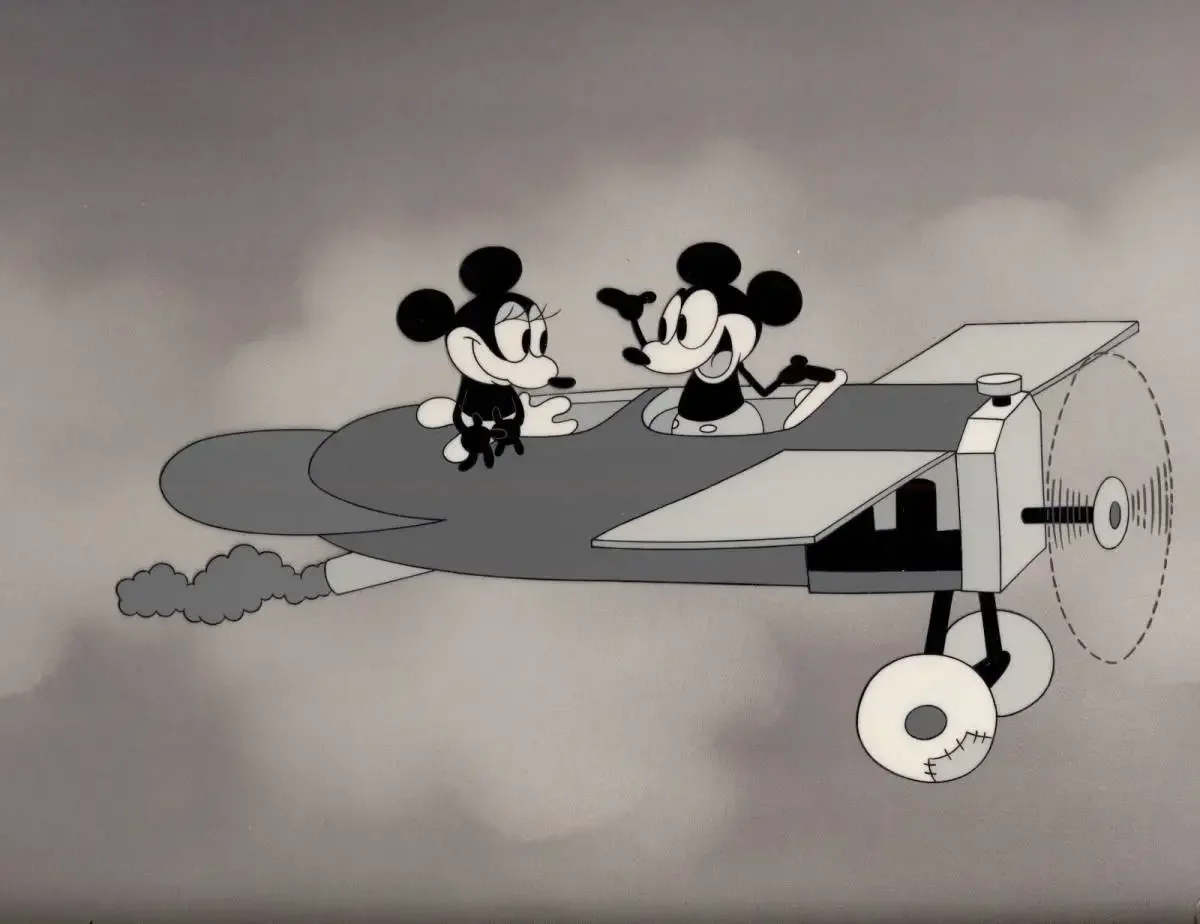 Микки Маус Безумный самолет 1928