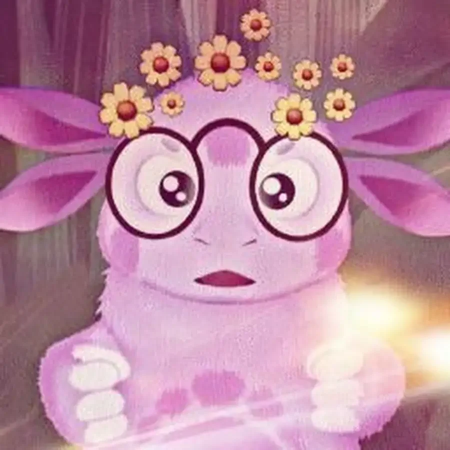 Лунтик с сердечками