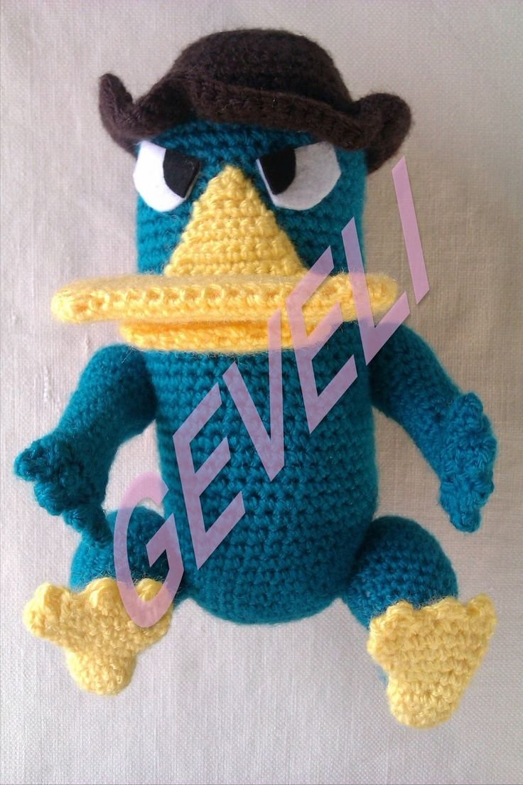 Перри Утконос по клеткам