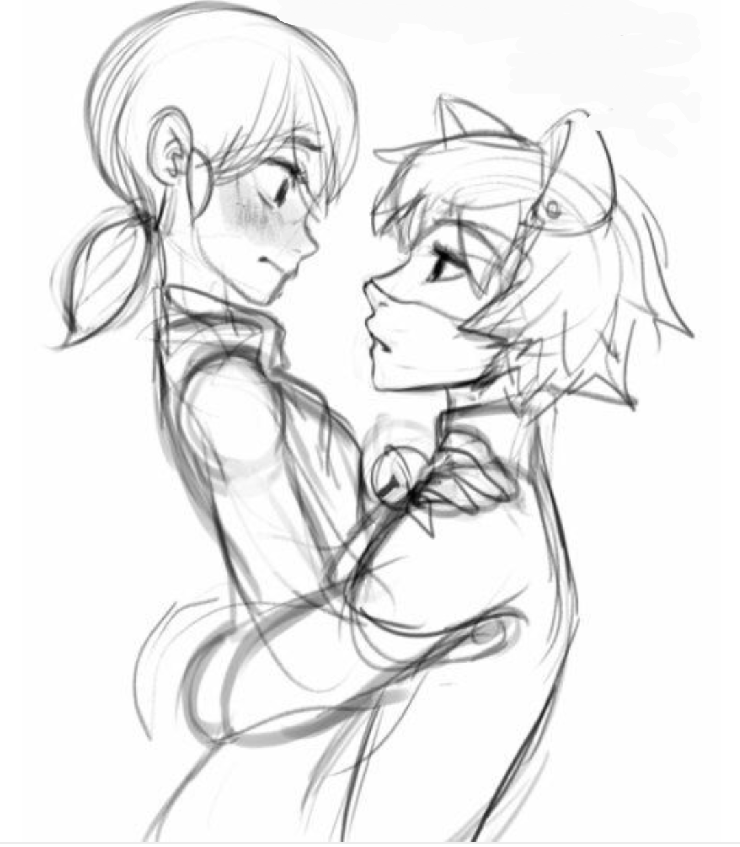 Леди баг и супер-кот Маринет и Адриан