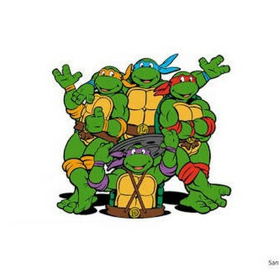 Наклейки Черепашки ниндзя