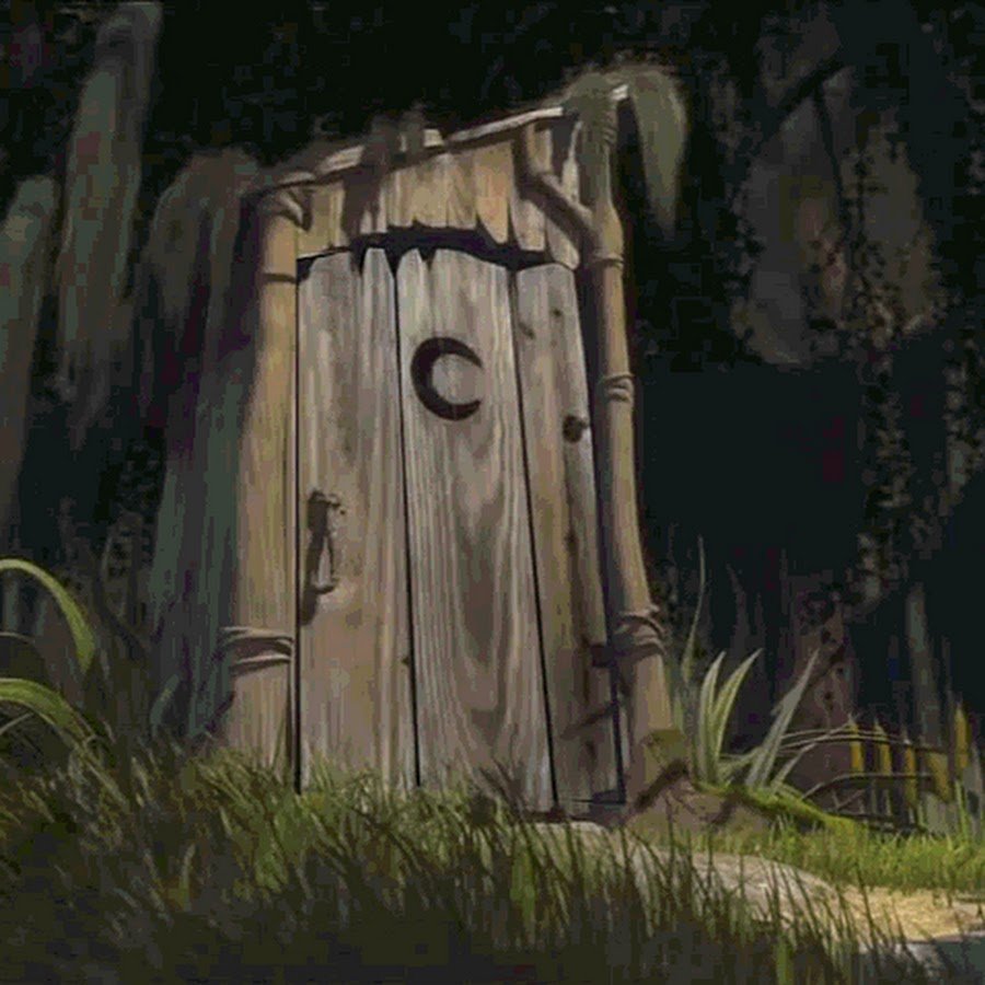 Деревянный туалет Шрека